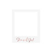 Picture of SELFIE PHOTO FRAME SHE SAID YES ROSE GOLD 50X59.5CM